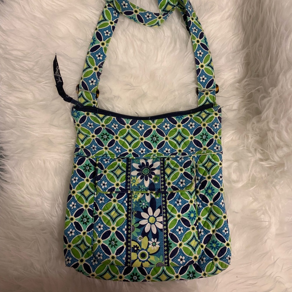 Vera Bradley messenger bag green